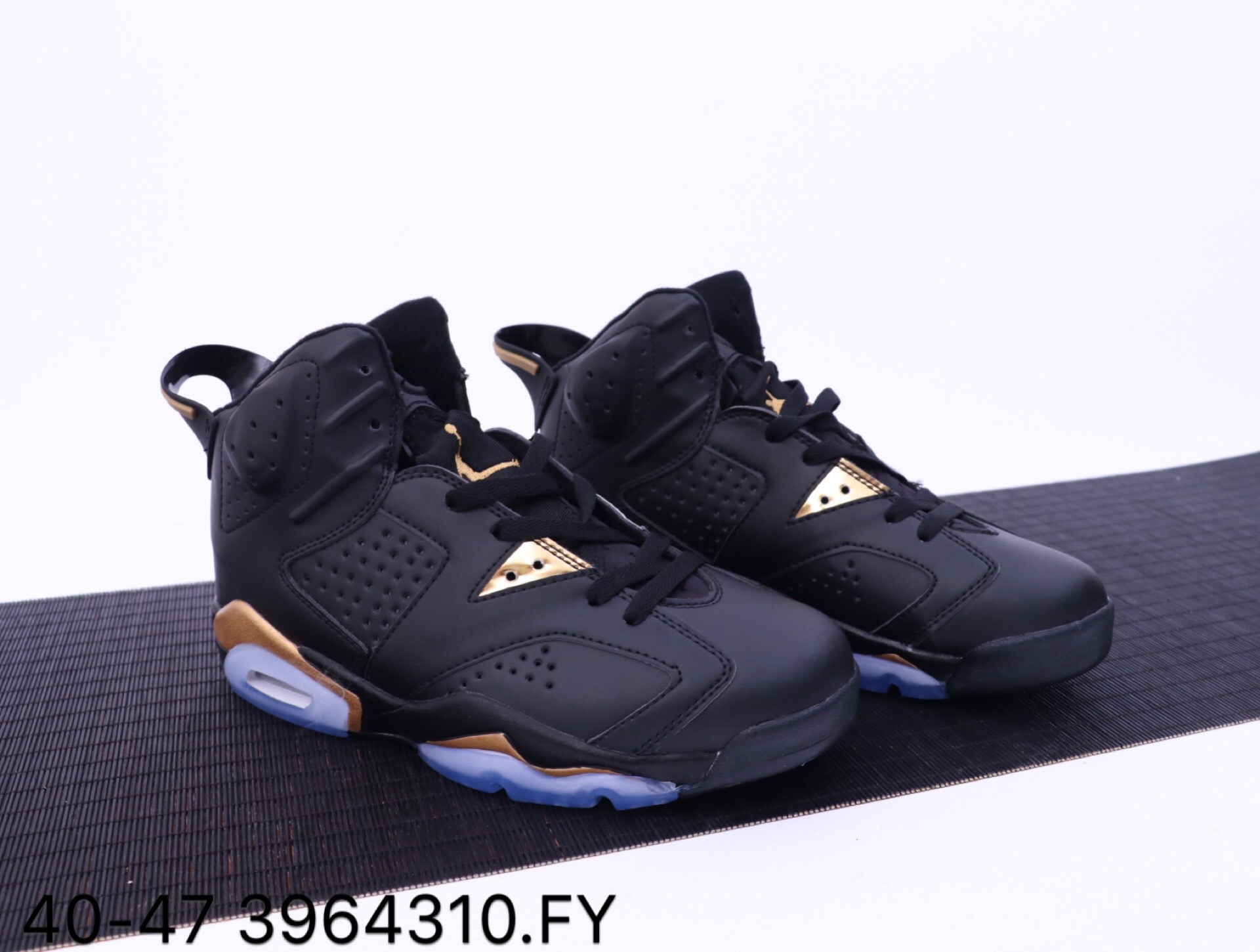 Original Jordan 6 Tinker Black Gold